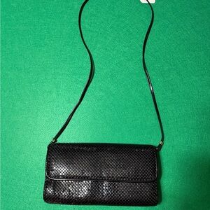 Vtg Black Whiting And Davis Purse